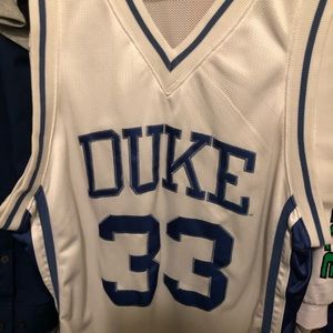Size 44 (Large) Duke Grant Hill Jersey.